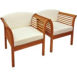 Indoba® Gartenstuhl Samoa 2er-Set FSC®