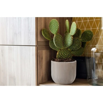 Capi Pflanztopf Groove Kugel Oval Elfenbein 17 Cm X 15 Cm – Bild 3