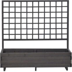 Gaspo Blumenkasten Hellbrunn Mit Spalier 136 Cm X 140 Cm X 37 Cm Vintage Grau