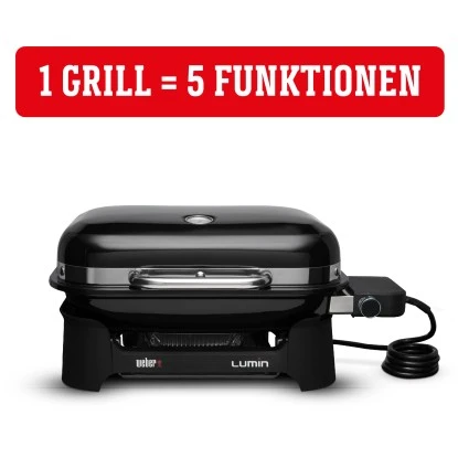 Weber Elektrogrill Lumin Mit Stand Black - Modern Und Praktisch – Bild 2