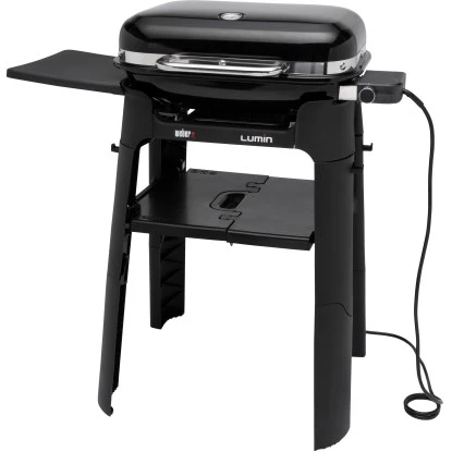 Weber Elektrogrill Lumin Mit Stand Black - Modern Und Praktisch