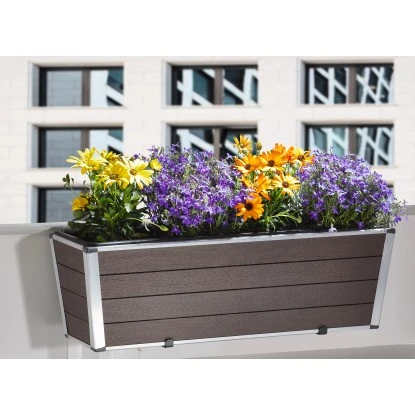 Gartenfreude Balkonkasten WPC 60,5 Cm X 19,5 Cm Braun – Bild 2