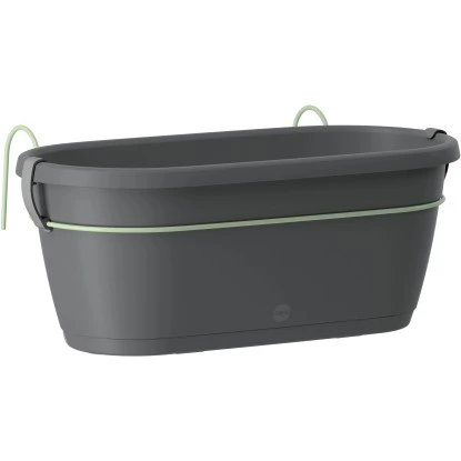 Emsa Poétic City Hängetopf 40 Cm X 20 Cm Granit