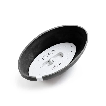 Ecopots Pflanzschale Sofia Big Dunkelgrau 43 Cm X 250 Cm X 17,5 Cm – Bild 3