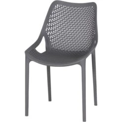 Siena Garden District Stapelsessel 50 Cm X 60 Cm X 81 Cm Grau