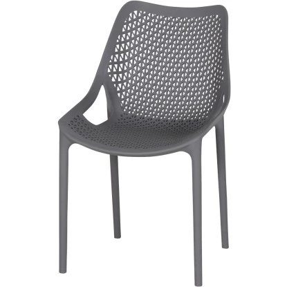 Siena Garden District Stapelsessel 50 Cm X 60 Cm X 81 Cm Grau