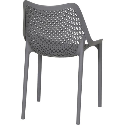 Siena Garden District Stapelsessel 50 Cm X 60 Cm X 81 Cm Grau – Bild 2