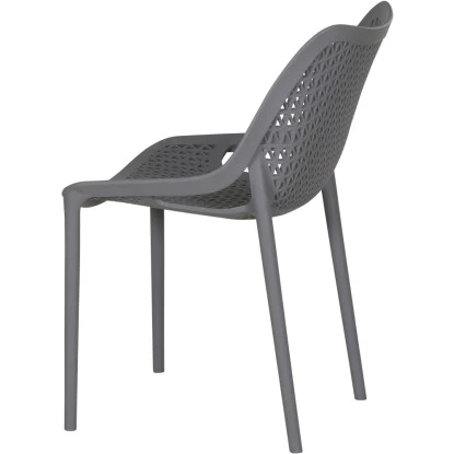 Siena Garden District Stapelsessel 50 Cm X 60 Cm X 81 Cm Grau – Bild 3