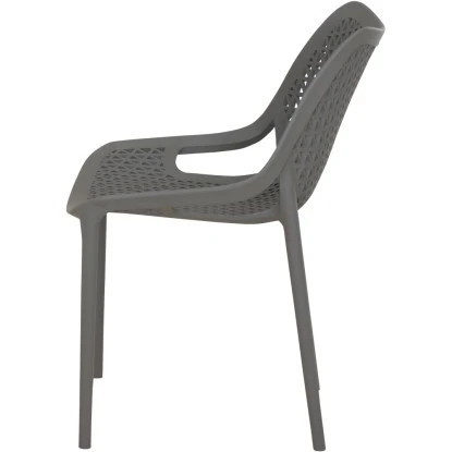 Siena Garden District Stapelsessel 50 Cm X 60 Cm X 81 Cm Grau – Bild 5