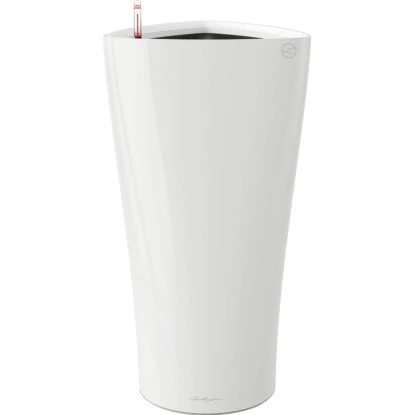 Lechuza Pflanzsäule Delta Premium 40 Cm X 40 Cm X 75 Cm Weiß Hochglanz