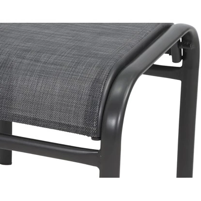 Siena Garden Livorno Hocker Anthrazit 46x44x41 Cm – Bild 4