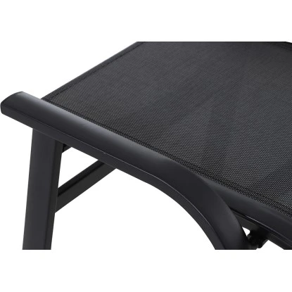 Siena Garden Solana Hocker Matt Anthrazit-Silber-Schwarz Gestell Aluminium – Bild 10