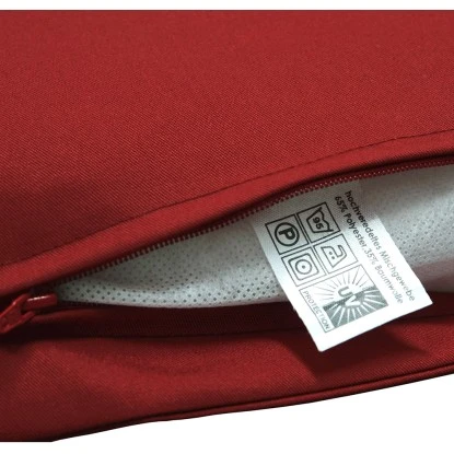 Indoba® 2 X Sitzauflage Niederlehner Premium95°C Vollwaschbar Rot 100x50 Cm – Bild 4