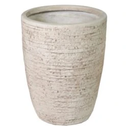 M Collections Pflanztopf Egg Pot Hoch Ø 36 Cm X 46 Cm Desert