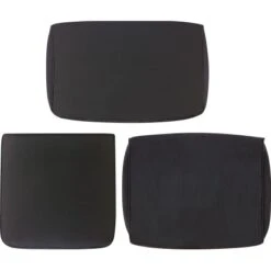 (Ersatz-)Kissenhüllen-Set Für Stratford Lounge-Element Eckteil Dunkelgrau