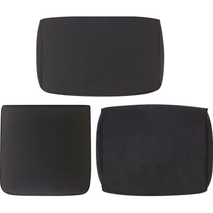 (Ersatz-)Kissenhüllen-Set Für Stratford Lounge-Element Eckteil Dunkelgrau