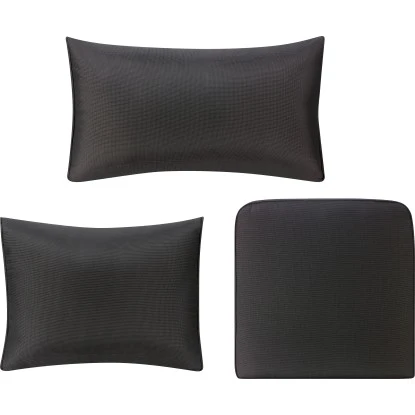 (Ersatz-)Kissenhüllen-Set Für Stratford Lounge-Element Eckteil Dunkelgrau – Bild 2