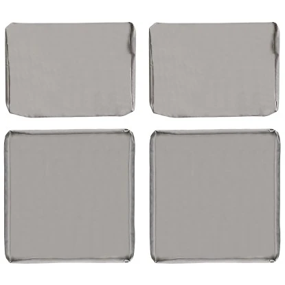 (Ersatz-)Kissenhüllen-Set Für Bistro Balkonset Natur