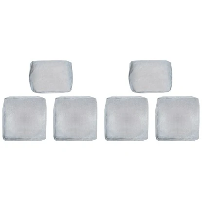 Ersatz-Kissenbezüge Für Olea Balkonmöbelset Grau 6-teilig