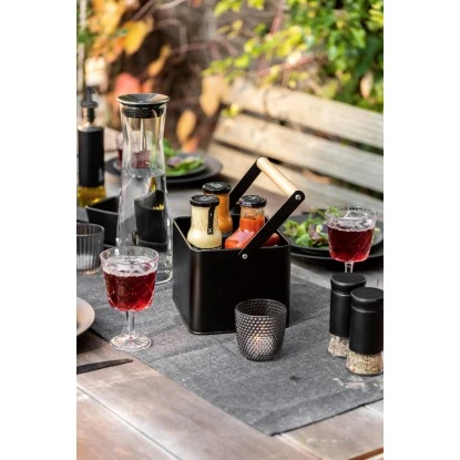 Wenko Utensilienkorb Baco Black Outdoor Kitchen Schwarz â Bild 9