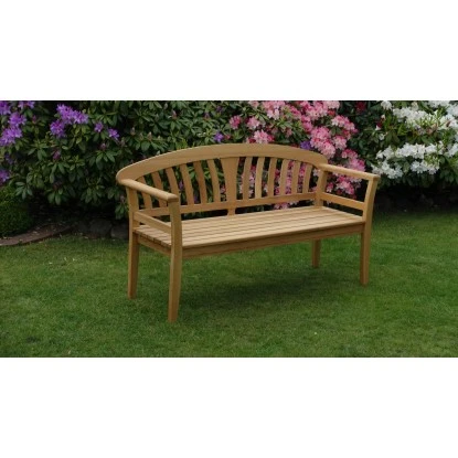 Landhausbank 3-Sitzer Eiche Geölt – Bild 3