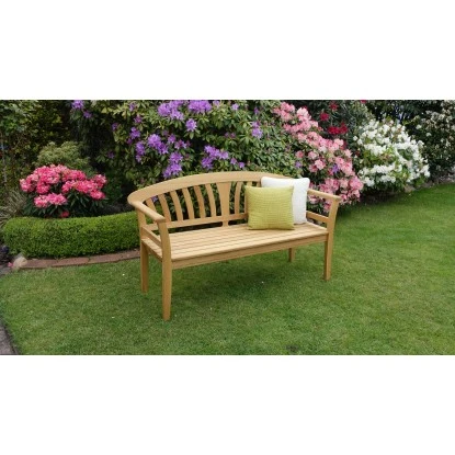 Landhausbank 3-Sitzer Eiche Geölt – Bild 2