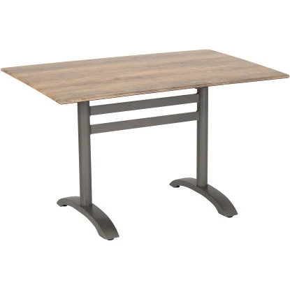 Acamp Bistrotisch Acaplan Klappbare Randlose Platte 120 X 80 Cm Anthrazit-Cherry – Bild 2