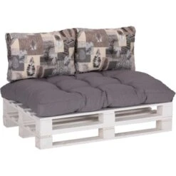 Beo Loungekissen-Set AUB94 BE128 Mix Hellgrau