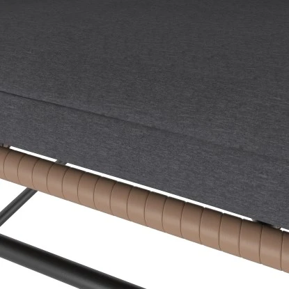 Balkonmöbel-Set Willmar 3-teilig Polyrattan Beige – Bild 5