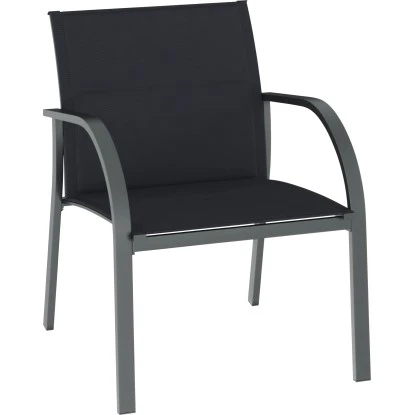 Lounge-Set Torreon 4-teilig Textilbespannung Anthrazit – Bild 3