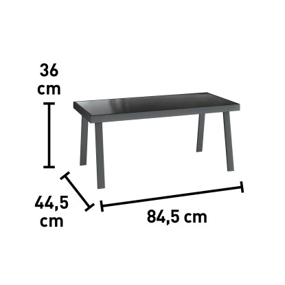 Lounge-Set Torreon 4-teilig Textilbespannung Anthrazit – Bild 7