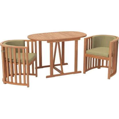 Balkonset Hervey Bay FSC® Naturfarben 3-teilig – Bild 3