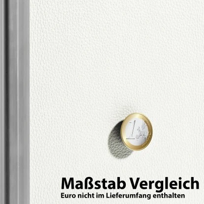 Amare Blumentopf Pur Fiberglas Design 28 Cm X 28 Cm X 51 Cm Weiß – Bild 5