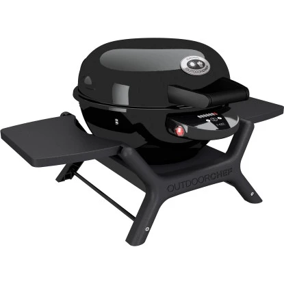 Outdoorchef Elektrogrill Mit Deckel Minichef 420 E SchwarzØ 42 Cm