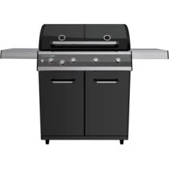 Outdoorchef Gasgrill Dualchef 425 G Schwarz 4 Brenner Mit Seitenkochstelle