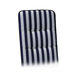 Liegen-Auflage Basic-Line 190 X 60 X 6 Cm Blau-Weiß D.0268