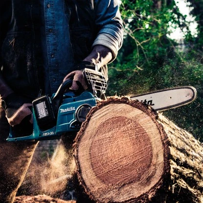 Makita Akku-Kettensäge DUC353Z 2 X 18 V Solo – Bild 13