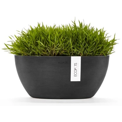 Ecopots Pflanztopf Sofia+WasBeh Dunkelgrau 30 Cm – Bild 2