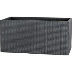 OBI Pflanzkasten Moire 59 Cm X 26,5 Cm Anthrazit