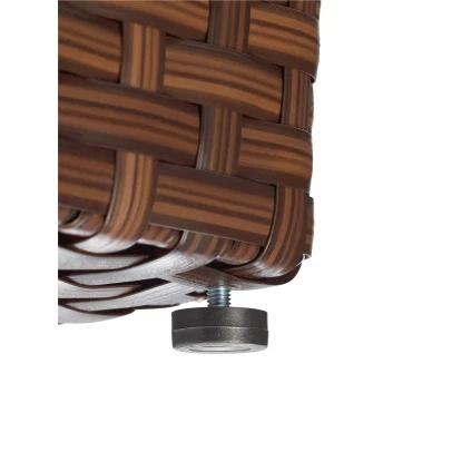 Pflanzsäule 40 Cm X 28 Cm X 28 Cm Braun – Bild 2