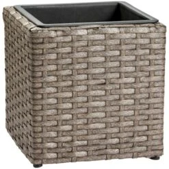 Pflanzkasten 28 Cm X 28 Cm X 28 Cm Braun