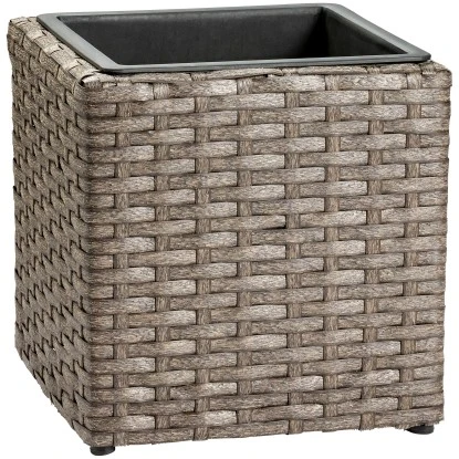 Pflanzkasten 28 Cm X 28 Cm X 28 Cm Braun