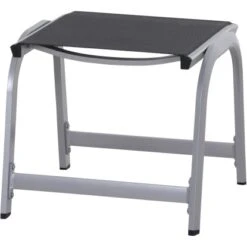 Siena Garden Hocker Tesoro Zerlegt Silber 52 Cm X 52 Cm X 45 Cm