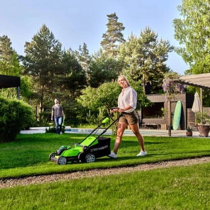 Greenworks Akku-Rasenmäher G40LM41K4 KIT 40V – Bild 2