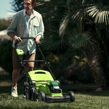 Greenworks Akku-Rasenmäher G40LM41K4 KIT 40V – Bild 15