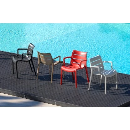 Best Stapelsessel Texas 61 Cm X 59 Cm X 82 Cm Geranie – Bild 3