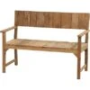 Siena Garden Bank Loreo 2-Sitzer Teak 124 Cm X 60 Cm X 90 Cm Natur