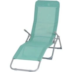 Gardamo Bäderliege 140 Cm X 61 Cm X 96 Cm Silber-Mint