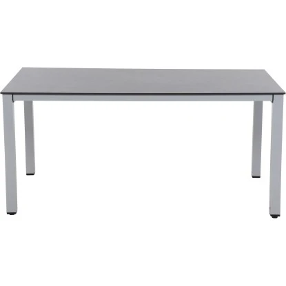 Siena Garden Lofttisch Sola Stahl 160 Cm X 90 Cm Silber – Bild 2