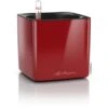 Lechuza Pflanzgefäß Cube Glossy 14 Scarlet Rot Highgloss 14 Cm X 14 Cm